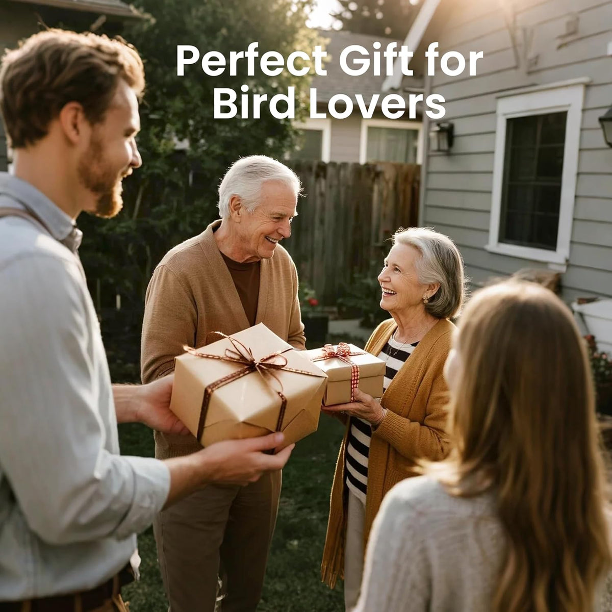 Bird Feeder with Camera Solar Powered, 2K HD Video, AI Bird ID