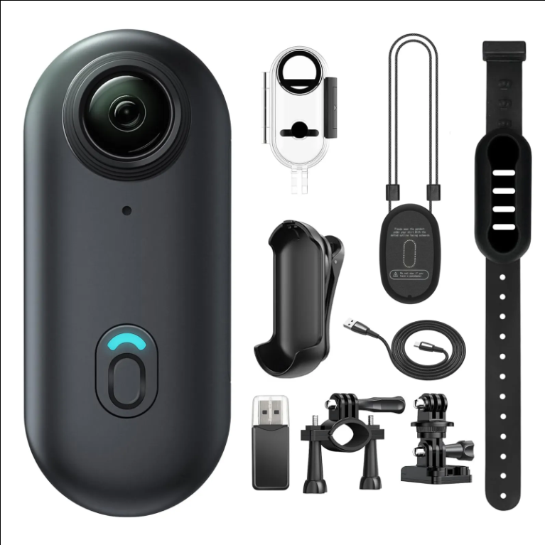 Mini wearable POV camera with mounts and accessories