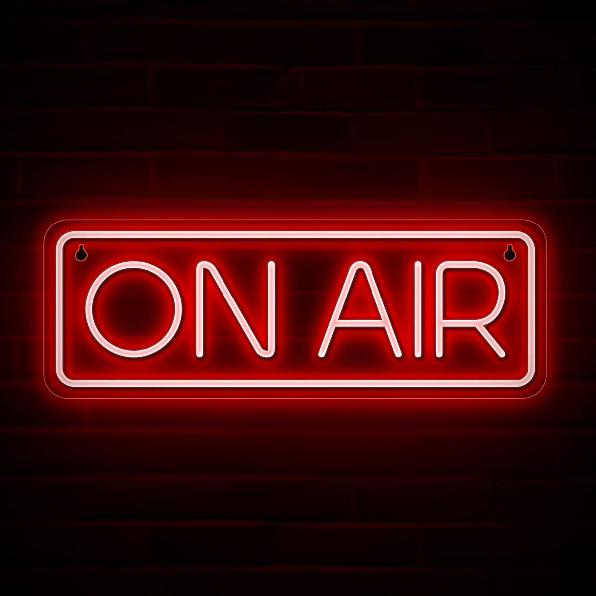 on Air Neon Sign - Live Streaming/Recording Light Sign for Twitch, Tiktok, Youtube Streamers/Gamers - Red Cool on Air Led Light for Studio, Bedroom, Game Room Decor