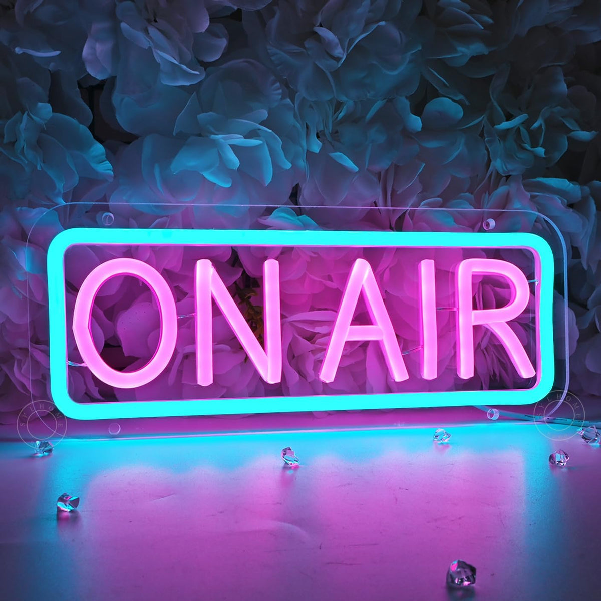 on Air Led Neon Light Sign Radio Bedroom Live Streaming Wall Decor