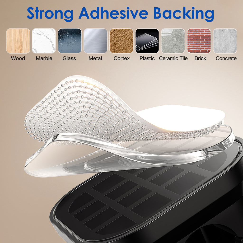 Strong adhesive backing