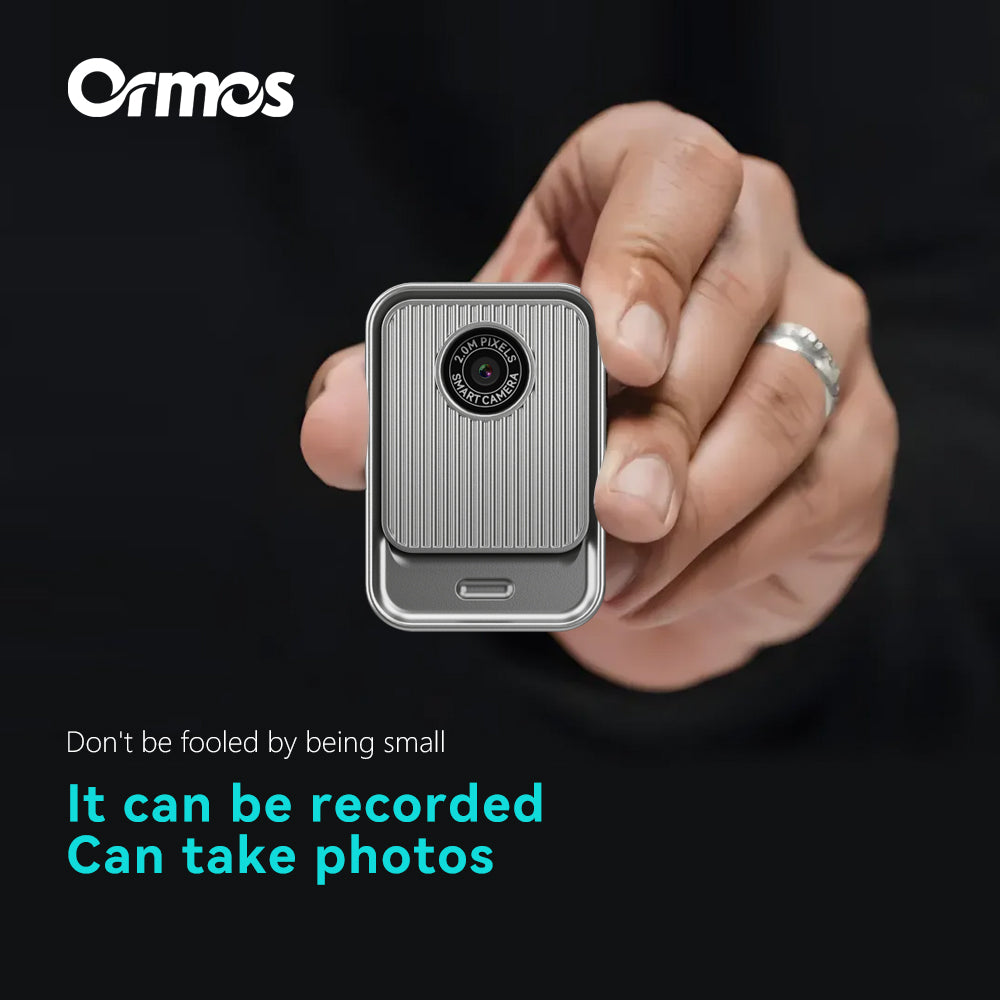Ormos S131 Ultra-Light Mini Camera, 0.96 Inch Screen, Wearable Travel Camera & Photo Ornament, 16G Portable Hanging Camera with Type-C Charging