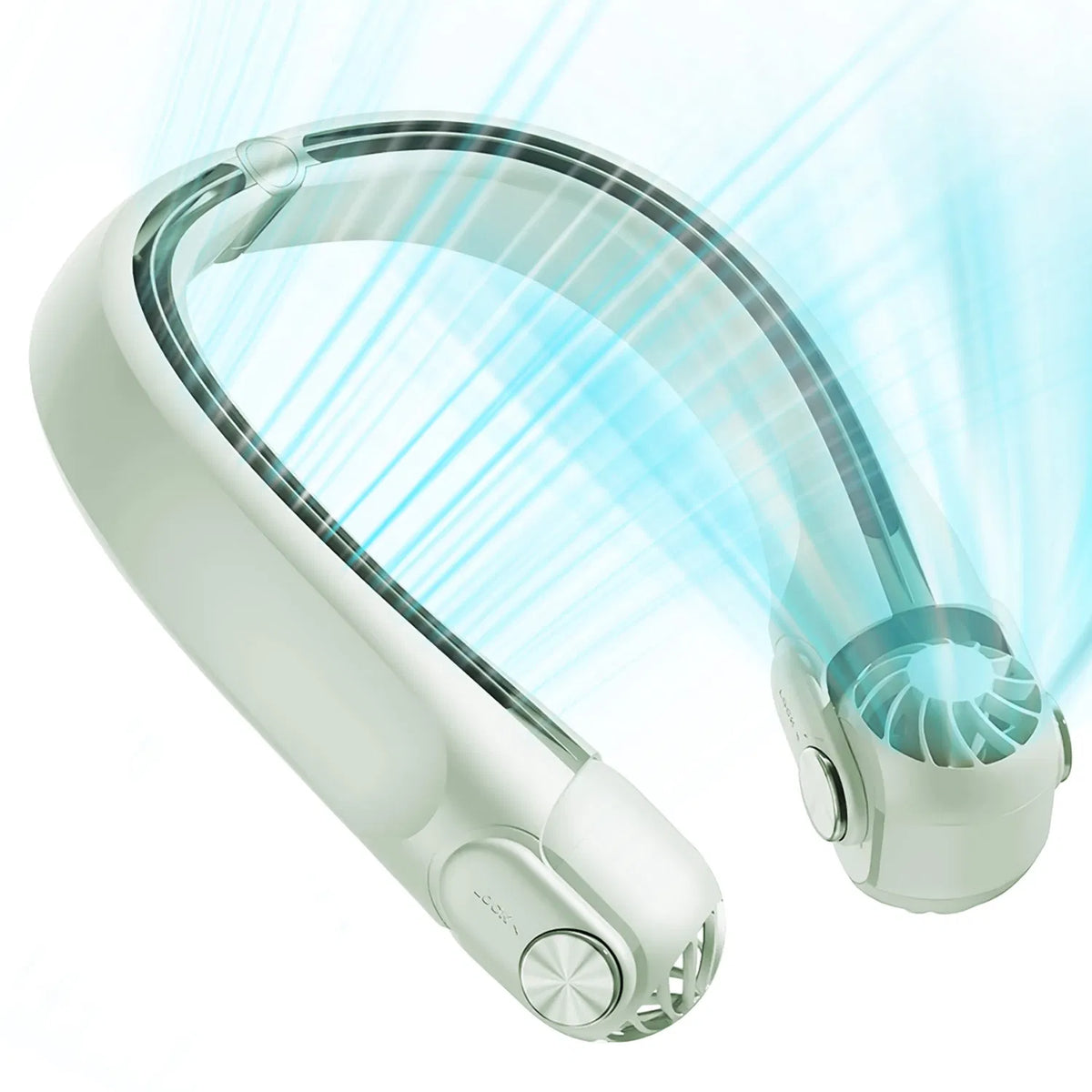 Portable Neck Fan Hands-Free Cooling Neck Fan with 3 Speeds 360ºair Flow Adjustable Neck Width for Home Office Travel Dormitory