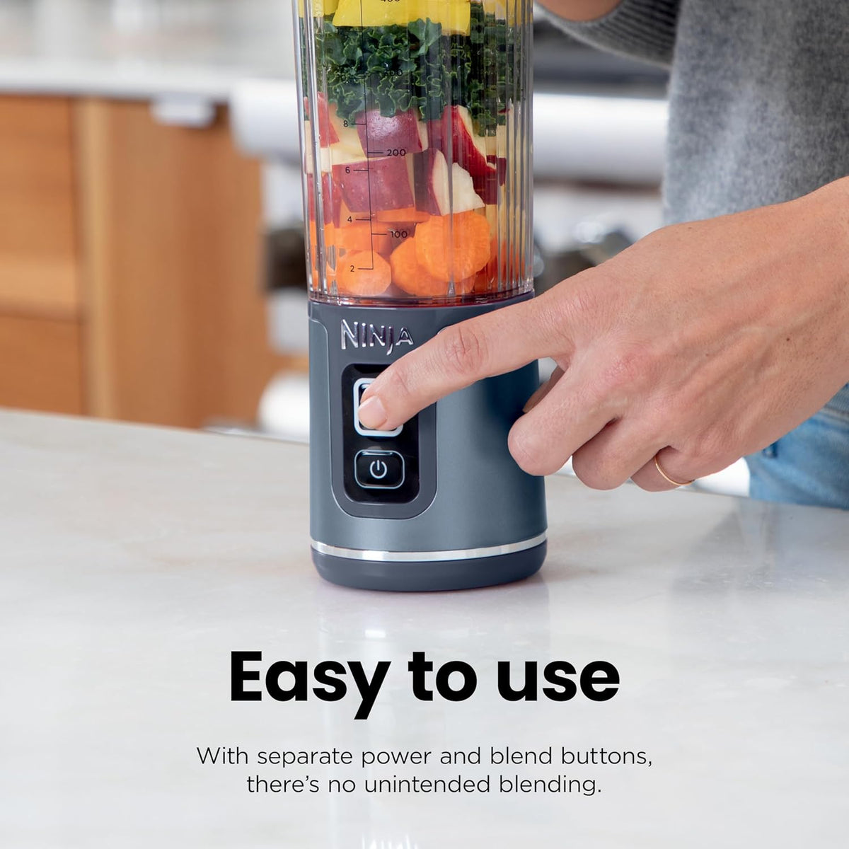 Ninja Blast Portable Blender, Cordless, 18Oz Vessel, Black, BC151BK