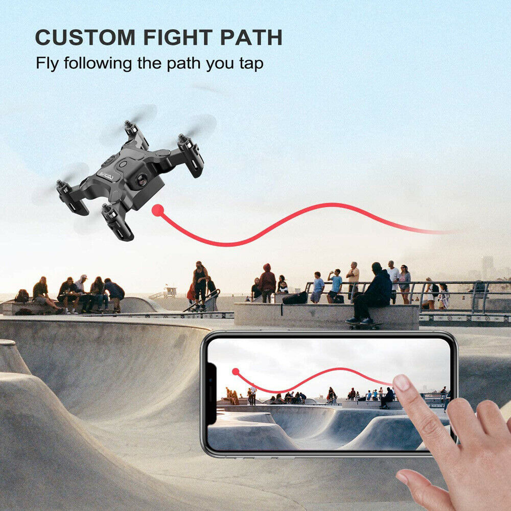 Custom flight path drawn on the phone
