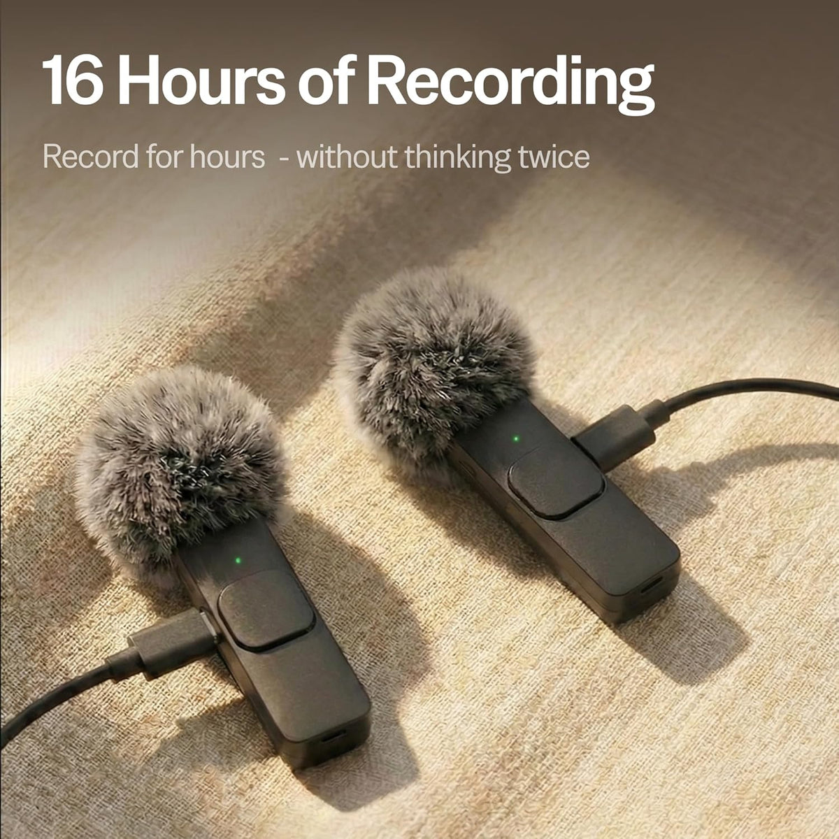 (Latest Model – #1 Microphone for Iphone & Android, Wireless Mini Microphone, Clear Voice, Noise Cancelling, Lavalier Mic for Tiktok, Youtube & Interviews