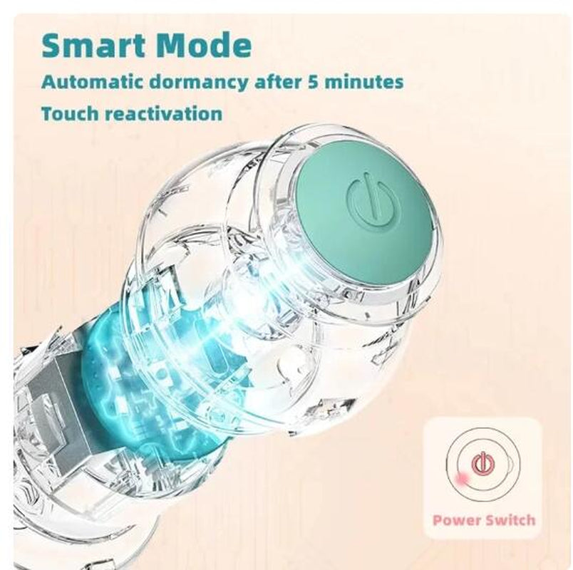 Electric Dog Cat Ball Toy,Indoor Large and Small Cat Dog Interactive Intelligent Rolling Pet Ball