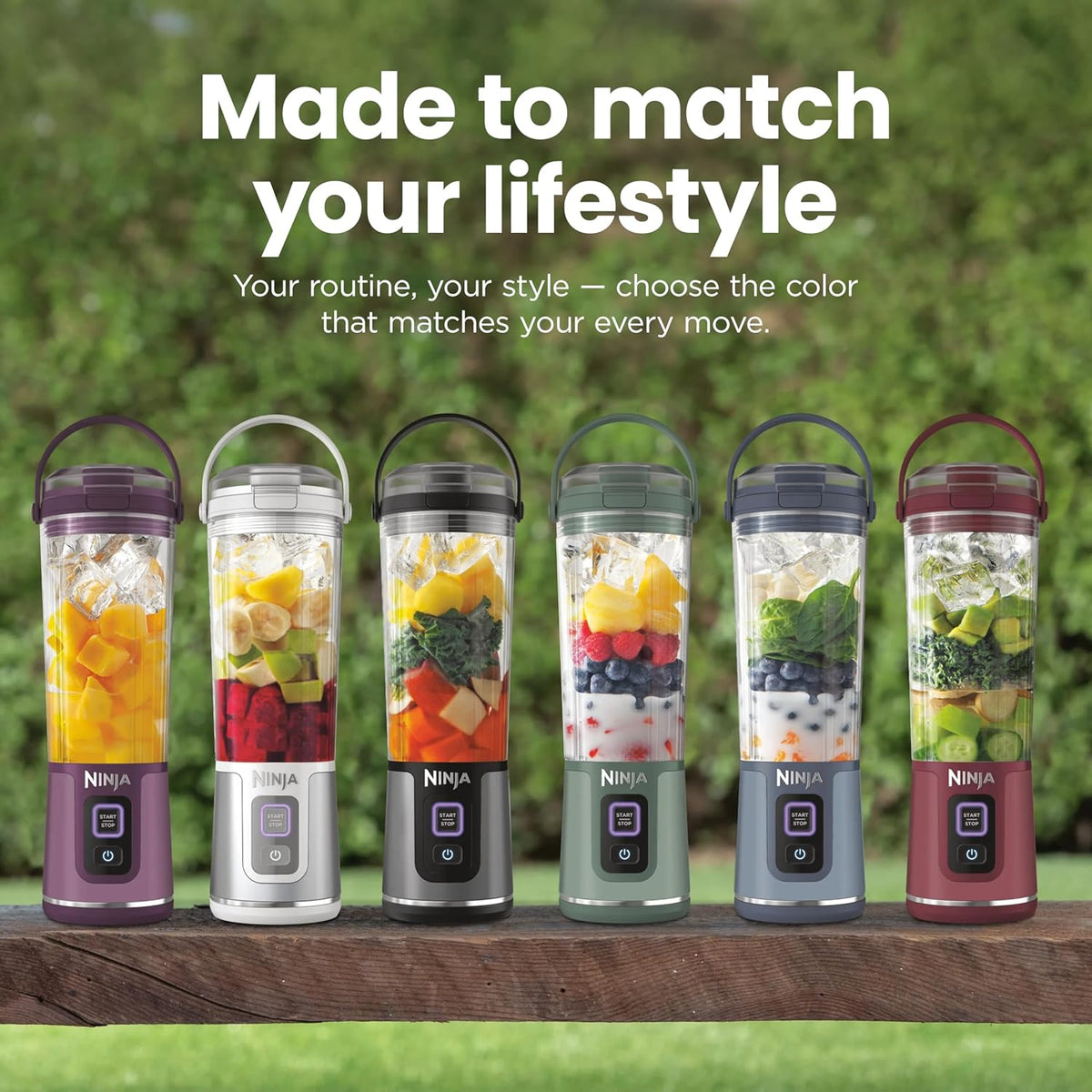 Ninja Blast Portable Blender, Cordless, 18Oz Vessel, Black, BC151BK