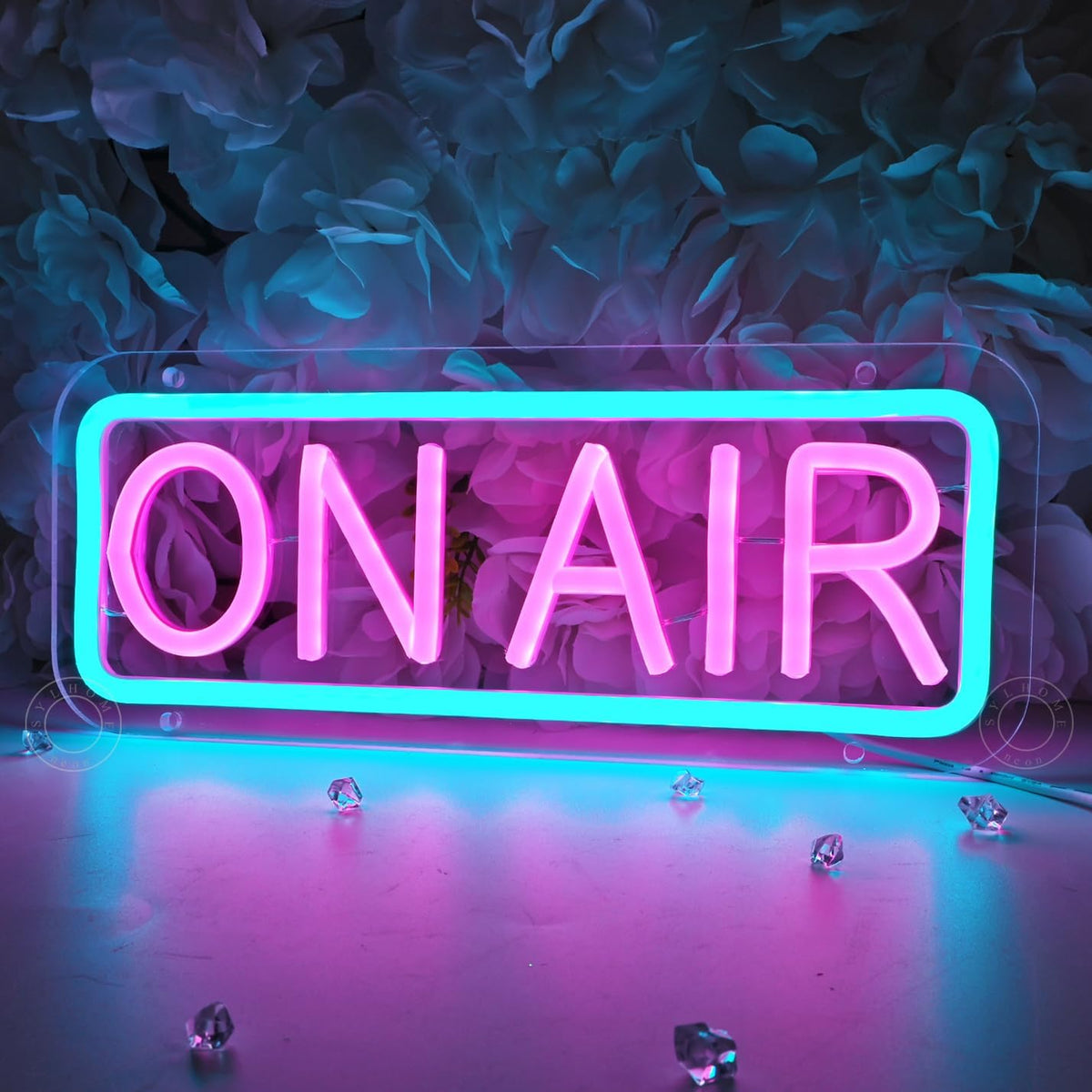 on Air Led Neon Light Sign Radio Bedroom Live Streaming Wall Decor