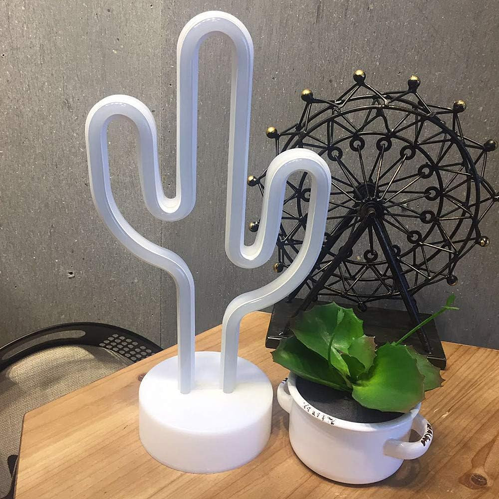 Green cactus neon sign