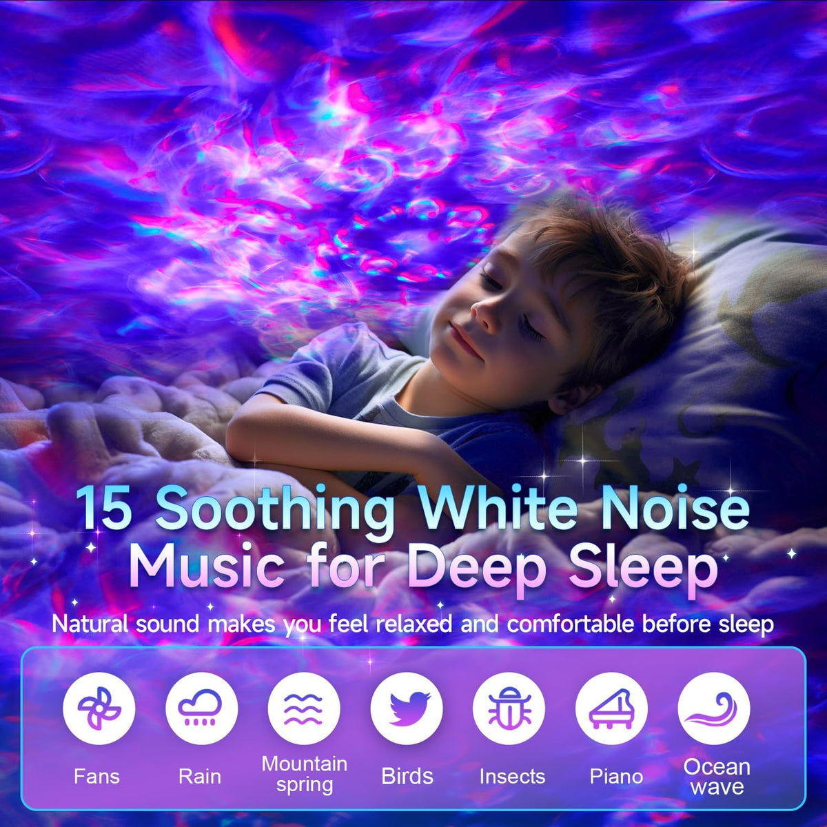 Galaxy Projector, Vibrant Galaxy Light