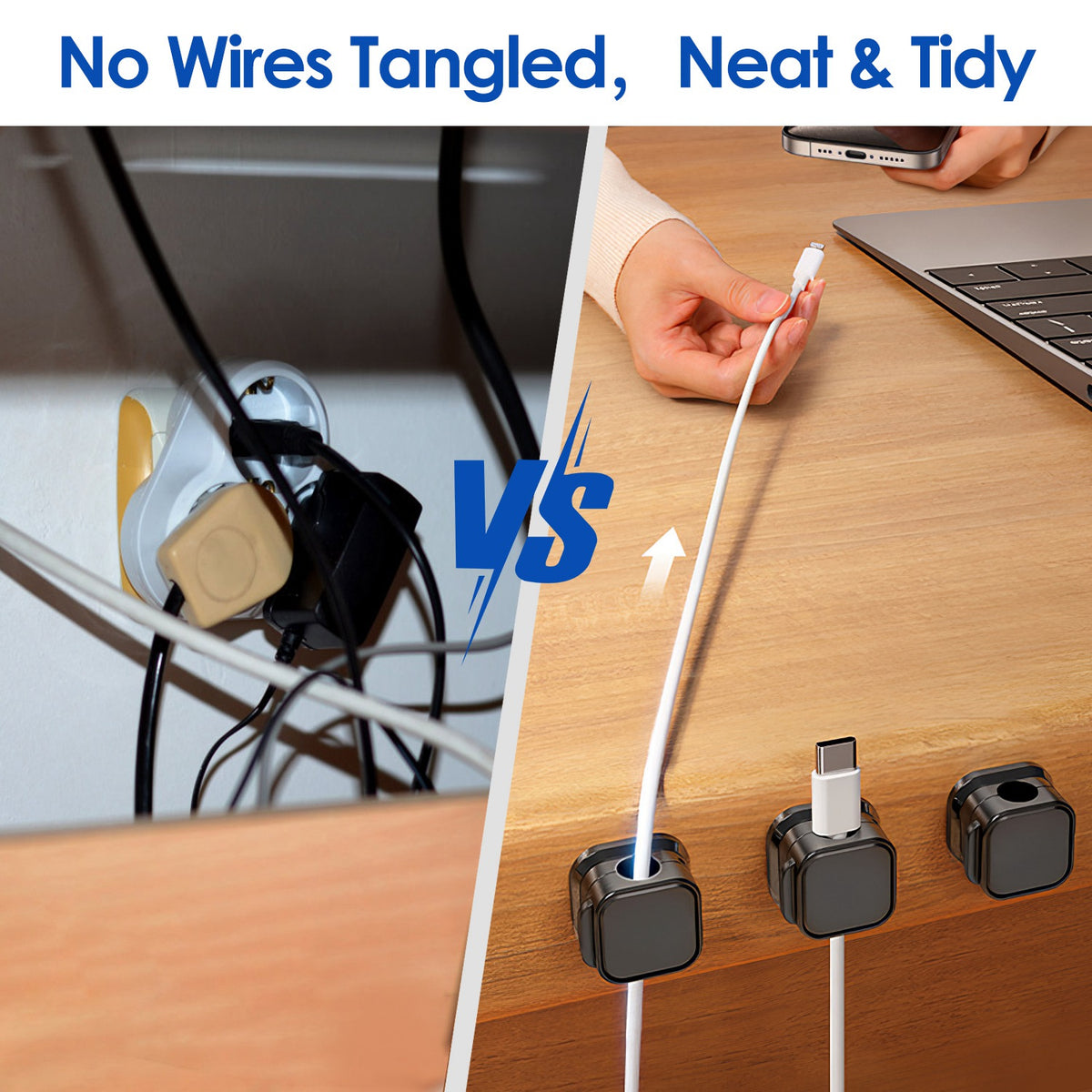 No more tangled wires