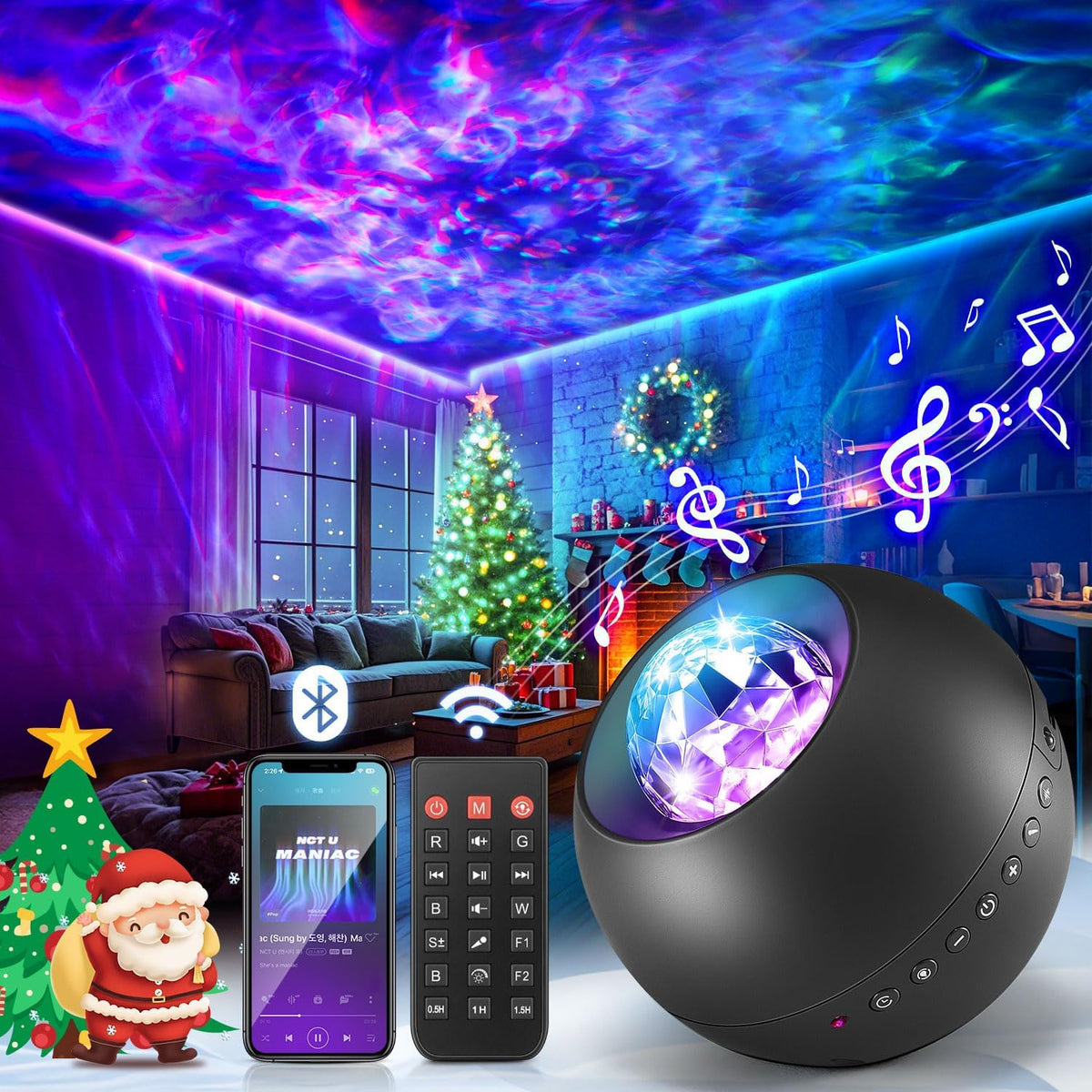 Galaxy Projector, Vibrant Galaxy Light