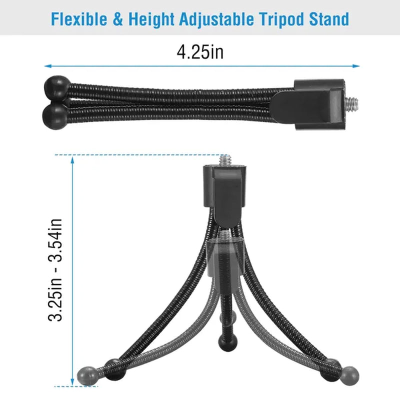 Tripod Stand for Camera Mini Projector Flexible Tripod Holder Heavy Duty Camera Tabletop Mount
