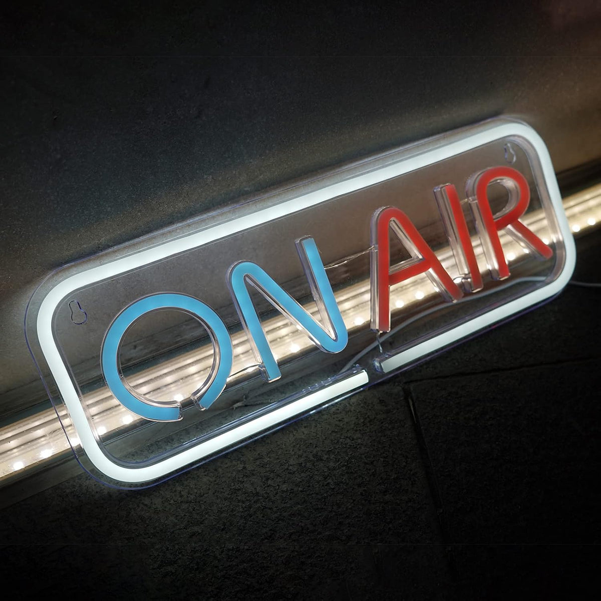 ON AIR Neon Signs, LED Studio Live Decorative Lights, Streaming Recording Sign, USB Connected, for Streamers Influencers Gamers Room Bar Club Home Party Decoration… (Multi)