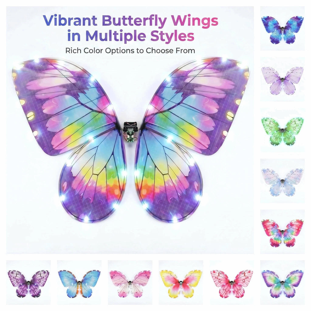 Bionic Butterfly RC Ornithopter Drone, Flapping Wing Remote Control Flying Toy with LED Lights & Carbon Fiber Frame, Realistic Butterfly for Weddings Parties Photography Gifts